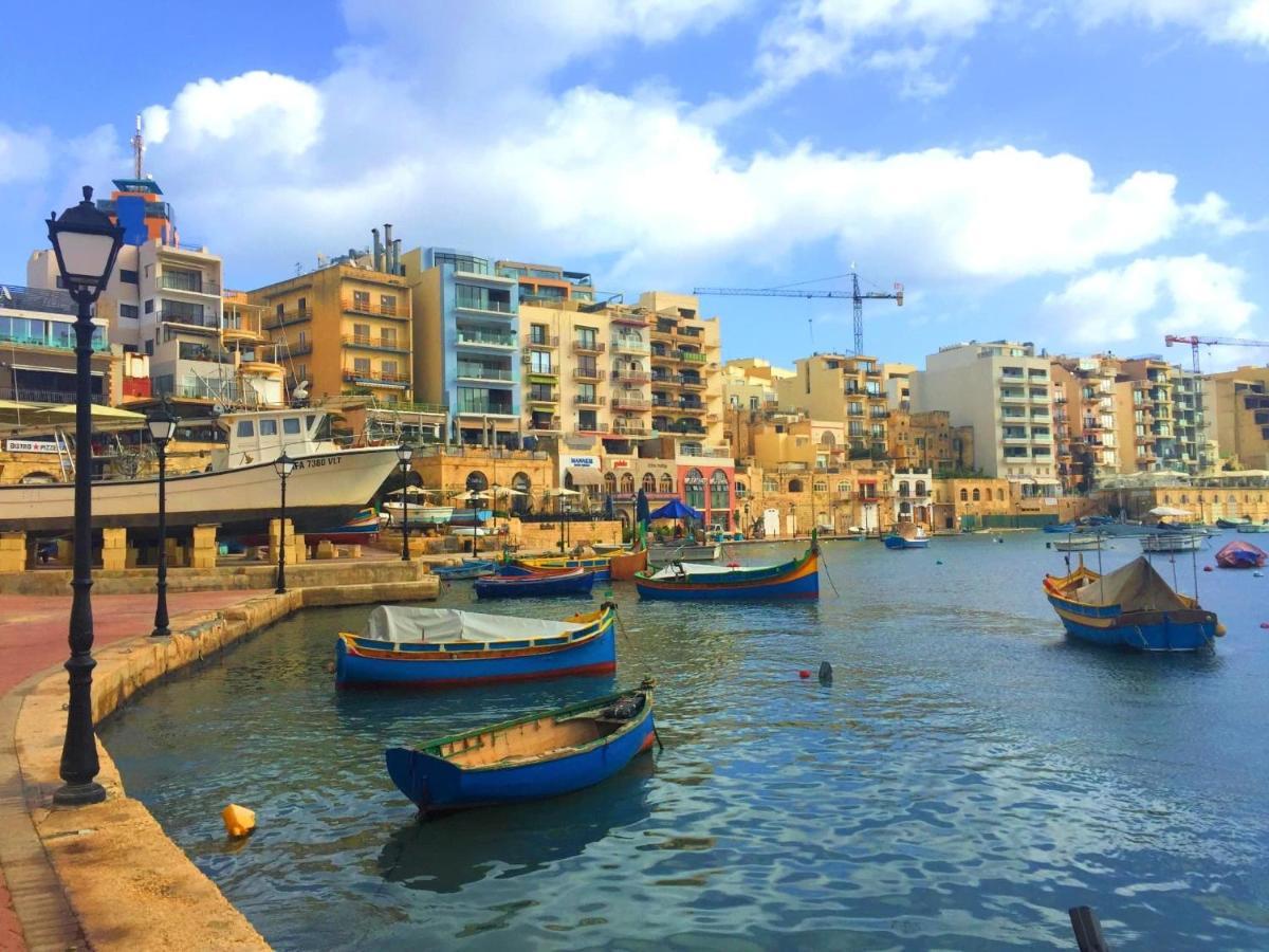 Appartamento Luxury Garden View At Spinola Bay St Julians San Giuliano Esterno foto